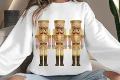 Oil painted Christmas nutcrackers png design for T-shirts Product Image 4