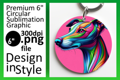 Bright Circle Design for Coasters , Dog Product Image 1