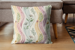 Wavy Hand Drawn Stripe Pattern Bundle, Seamless Pastel Product Image 7
