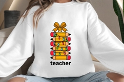 Teacher Christmas png design for T-shirts Product Image 4