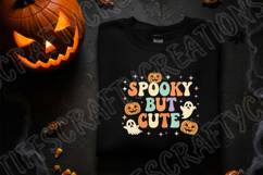 Spooky But Cute PNG, Halloween Sublimation Design Cute Ghost Product Image 1
