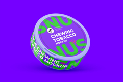 Snus Chewing Tobacco Can Mockup Product Image 7