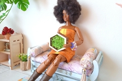 Miniature moss wall art digital download file Dollhouse doll Product Image 7