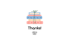 Winter Books Clipart, Christmas Bookish Png, Book Lover Svg Product Image 7