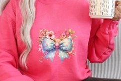 Spring Flower Coquette Bow PNG Product Image 6
