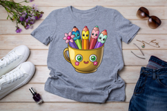 Back to School Png, Kawaii School Watercolor Clipart Product Image 7