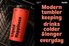 Gastilo - Bold Chunky Sans Font Product Image 7