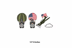 Gnomes of Military America, Dwarf Soldier parachutist Dwarf Product Image 5