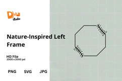Nature-Inspired Left Frame Product Image 1