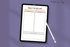 Daily To Do List Planner Template Canva - Editable Product Product Image 4
