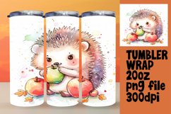 Delightful Animal Watercolor Tumbler Wrap - 20oz Product Image 1