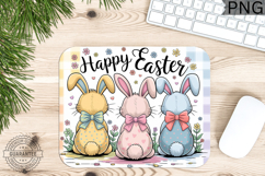 Happy Easter PNG - Easter Mouse Pad Design Product Image 1