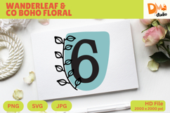 Wanderleaf &amp; Co Boho Floral Monogram Product Image 1