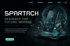 Spartach - Geometric Futuristic Family Product Image 6