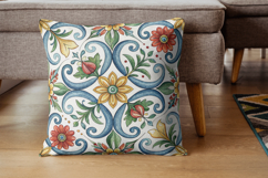 Italian Vibes Watercolor Seamless Pattern, Mediterranean Product Image 7