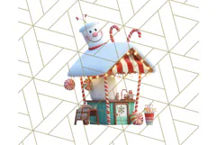 Holiday Yeti Village PNG Clipart, Cute Winter Clip Art Product Image 3