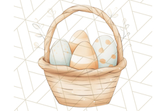 Spring Bunnies PNG Watercolor Bunny Clipart, Pastel Easter Product Image 3