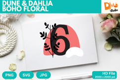 Dune &amp; Dahlia Boho Floral Monogram Product Image 1