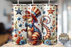 4th Of July Dinosaur Tumbler Bundle - 15 Designs Product Image 8