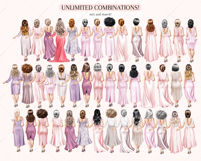 Mother of the Bride Clipart Bundle Portrait Creator Product Image 7