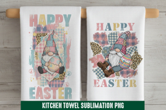 Happy Easter - Kitchen Towel Sublimation, Kitchen Towel Product Image 1