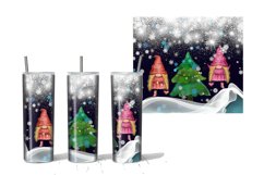 Christmas Gnome Girl Tumbler Sublimation 20 Oz Product Image 3
