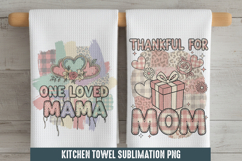 One loved mama - Kitchen Towel Sublimation, Kitchen Towel Product Image 1