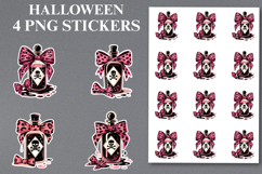 4 Halloween Poison Bottle Stickers Png | Printable Product Image 1