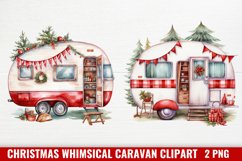 Christmas Whimsical Caravan Sublimation Product Image 1