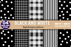 Black and White Digital Background Paper PNG Product Image 8