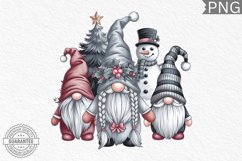 Christmas Gnome Sublimation - Clipart PNG Bundle Product Image 5