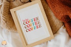 Retro Coffee Quotes Sublimation PNG 02 Product Image 7