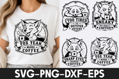 Funny Fox SVG | Cute Fox Quotes PNG DXF EPS SVG Product Image 1