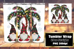 VIBRANT Sublimation Tumbler Design , Gnomes Product Image 1