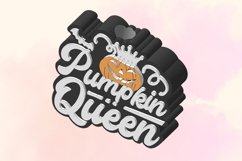 Pumpkin Queen, Helloween Straw Topper Stl File for 3D Print Product Image 7