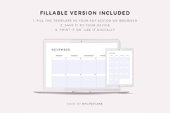 2027 Monthly Planner Printable, Dated Month on 2 Pages Product Image 7