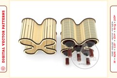 Wine Shelf v4 - laser cutting file - Glowforge ready SVG Product Image 7