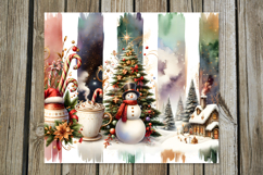 Christmas brushstroke | 4 Sublimation Tumbler designs P2 Product Image 3