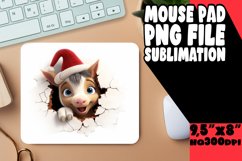 Jolly 3D Christmas Figure Mouse Pad Design Product Image 1
