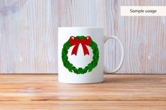 Christmas Wreath SVG Bundle - Holiday Greenery Frames Product Image 5