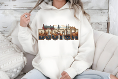 Boston Massachusetts PNG, Vintage Sailing Harbor Sublimation Product Image 7