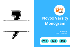 Novox Varsity Monogram Product Image 1