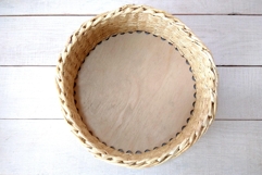 Plain round basket base 8 inch 20 cm digital file CDR SVG Product Image 8