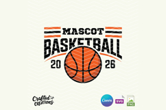Basketball Team Logo SVG | Sports Mascot Bundle | Cut Files Product Image 7