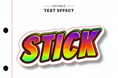Editable Text Effect for Illustrator. Vector Graphic styles Product Image 1