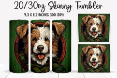 St. Patrick&#039;s Day DOG - Tumbler Sublimation Design Product Image 1
