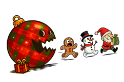 Funny Christmas Ghosts PNG, Christmas Ornament Ghosts PNG Product Image 3