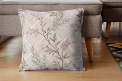 Lavender Toile Digital Paper Pack, Vintage Floral Toile Product Image 7