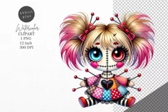 Halloween clipart, Doll clipart, Autumn clipart Product Image 1
