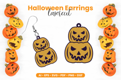 Halloween Earrings Lasercut Product Image 1
